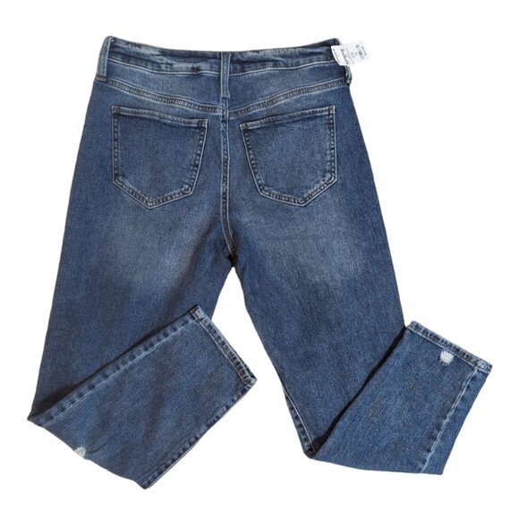 SO Kohl's Distressed Denim High Rise Mom Jeans Women's - Picture 3 of 4